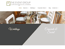 Tablet Screenshot of eventgroupcatering.com